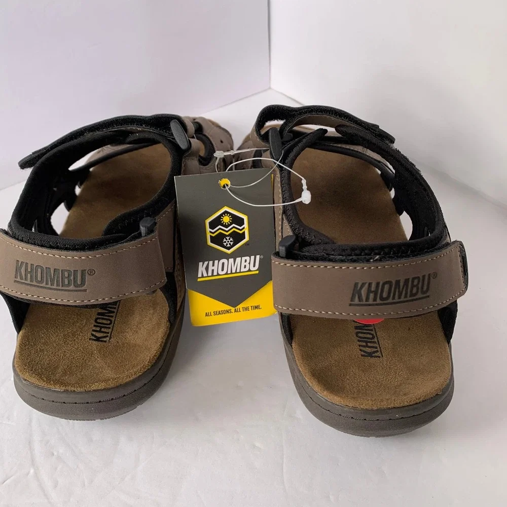 Men's Brown Sport Sandals Adjustable Straps Outdoor Trail All Season Comfort 10